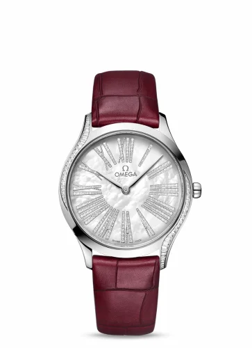 Omega De Ville Trésor 36 Canopus Gold / MOP Roman / Alligator 428.58.36.60.55.001 (42858366055001)